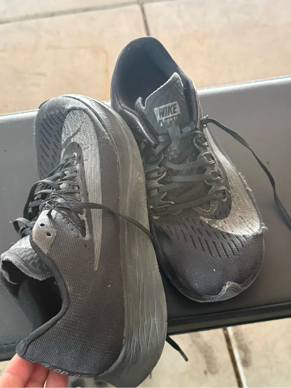 Nike Men’s Black Athletic Running Sneakers